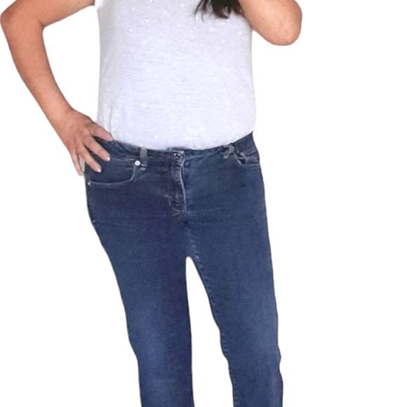 AMERICAN ESGLE OUTFITTERS WOMENS SIZE  8 SKINNY SUPER STRECH JEANS - Picture 2 of 8